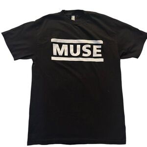 Muse Simulation 2019 World Tour Shirt Black Medium Double Sided T-shirt